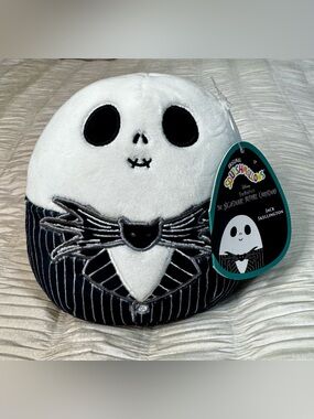 Ellington Jack Skellington Plush Costume - White & Black